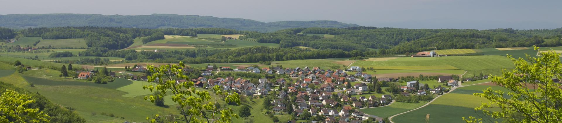Luftaufnahme Dorf Känerkinden